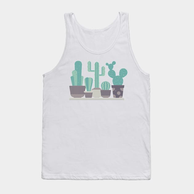 Cactus Party Tank Top by SandiTyche
